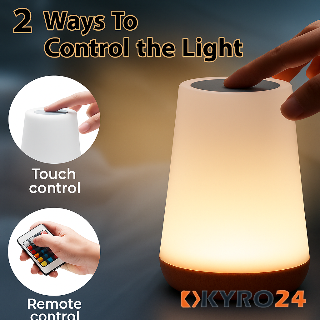 AuraGlow Orb - RGB Color-Changing Mood Light