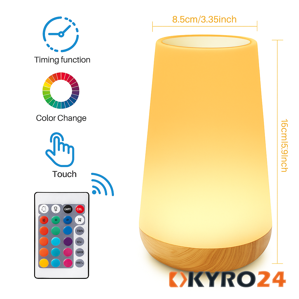 AuraGlow Orb - RGB Color-Changing Mood Light