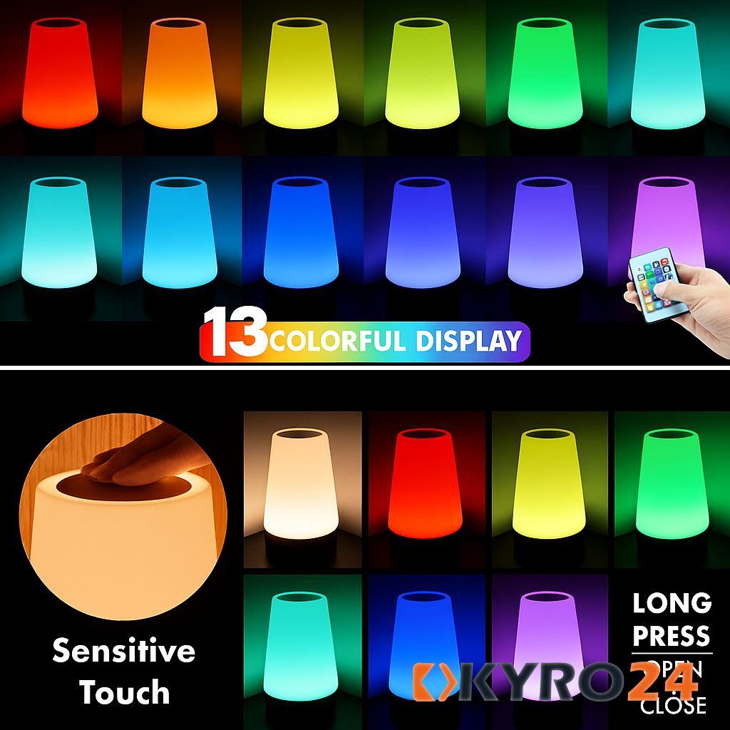 AuraGlow Orb - RGB Color-Changing Mood Light