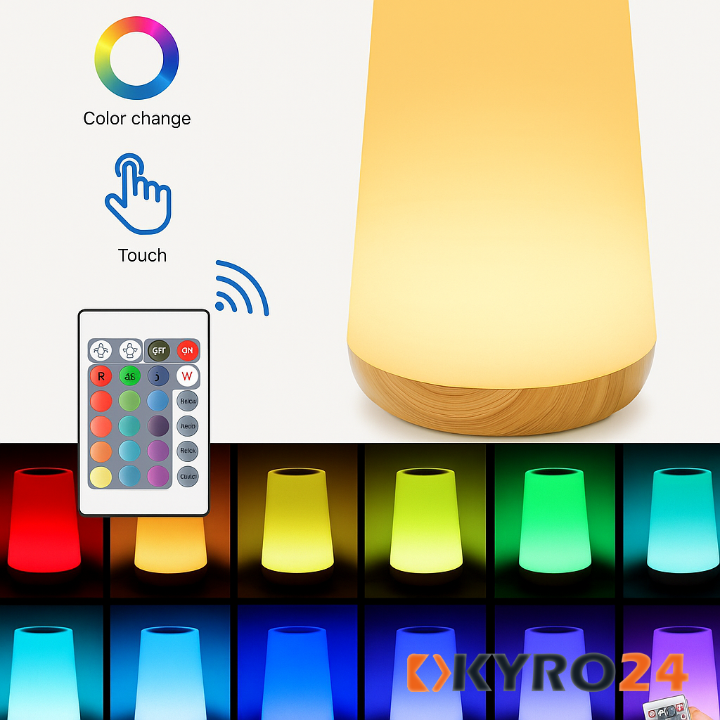AuraGlow Orb - RGB Color-Changing Mood Light