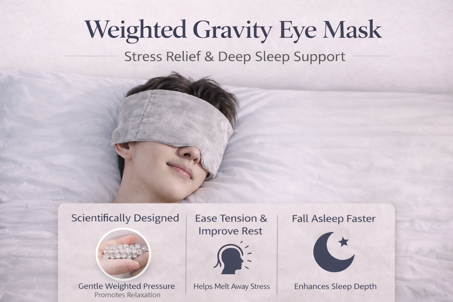 Gravity Eye Mask – Deep Relaxation for Better Sleep