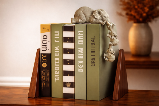 Elephant Decor Figurines – Warm & Meaningful Home Decoration (3-Piece Set)