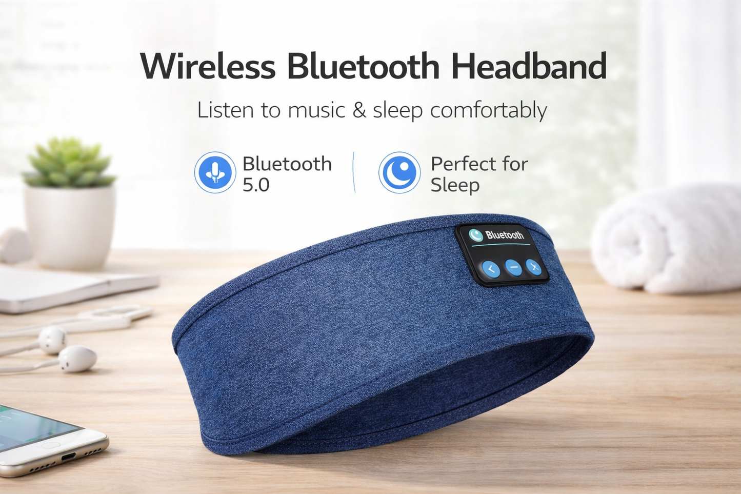 Wireless Bluetooth Sleep Headband Headphones