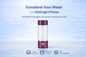 HydroGlow™ Hydrogen-Rich Water Generator Bottle – 420ml Portable Glass Wellness Cup